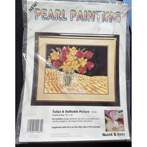 Pearl Painting ︱Tulips & Daffoldils ︱10284︱1994︱Candamar Designs